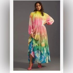 NWT Siddhartha Bansal Tie-Neck Dress Size 3X